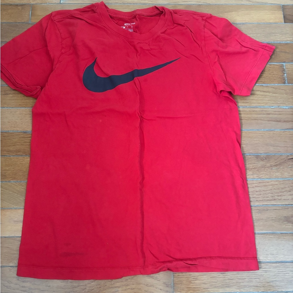 Nike Red Tee with White Accents